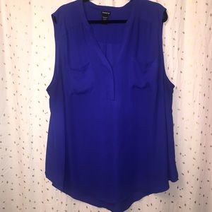 TORRID Size 3 Harper georgette sleeveless top